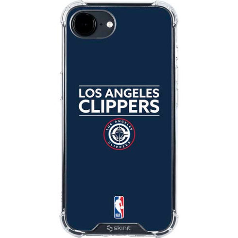 NBA Los Angeles Clippers Standard Blue iPhone 16e Clear Case