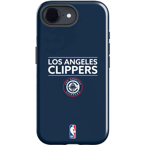 NBA Los Angeles Clippers Standard Blue iPhone 16e Impact Case