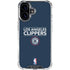 NBA Los Angeles Clippers Standard Blue iPhone 17 Clear Case