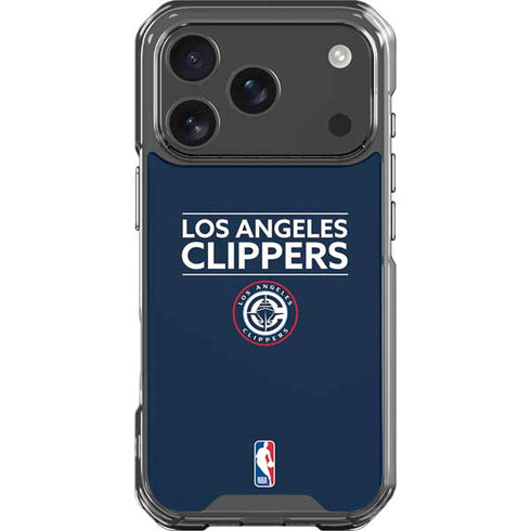 NBA Los Angeles Clippers Standard Blue iPhone 18 Pro Clear Case