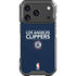 NBA Los Angeles Clippers Standard Blue iPhone 18 Pro Clear Case