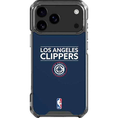 NBA Los Angeles Clippers Standard Blue iPhone 18 Pro Max Clear Case