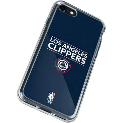 NBA Los Angeles Clippers Standard Blue iPhone SE (2nd & 3rd Gen) Clear Case