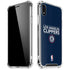 NBA Los Angeles Clippers Standard Blue iPhone XR Clear Case
