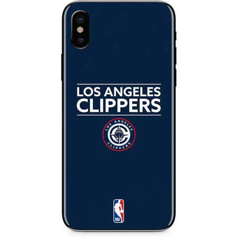 NBA Los Angeles Clippers Standard Blue iPhone XS Skin