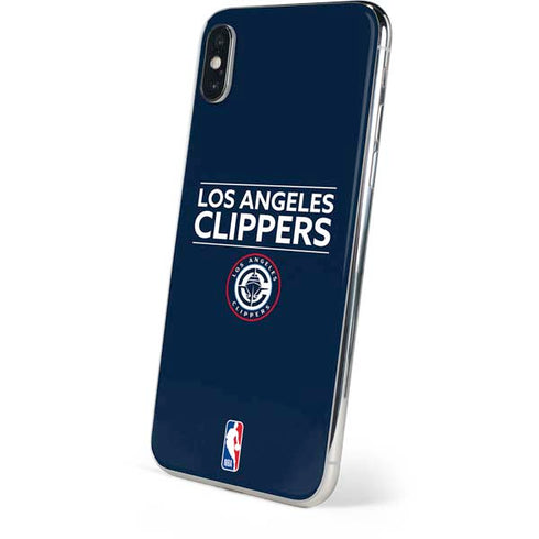 NBA Los Angeles Clippers Standard Blue iPhone XS Skin