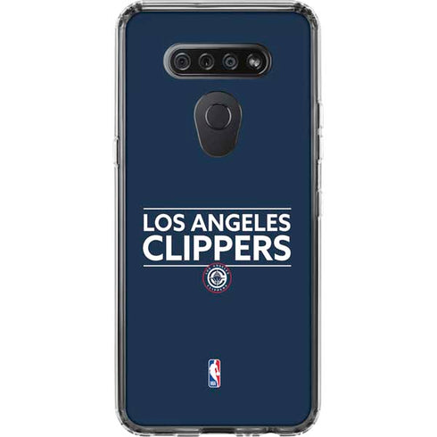 NBA Los Angeles Clippers Standard Blue LG K51/Q51 Clear Case