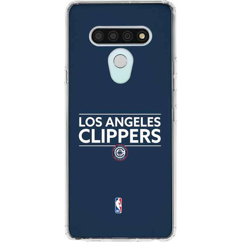 NBA Los Angeles Clippers Standard Blue LG Stylo 6 Clear Case