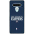 NBA Los Angeles Clippers Standard Blue LG Stylo 6 Clear Case