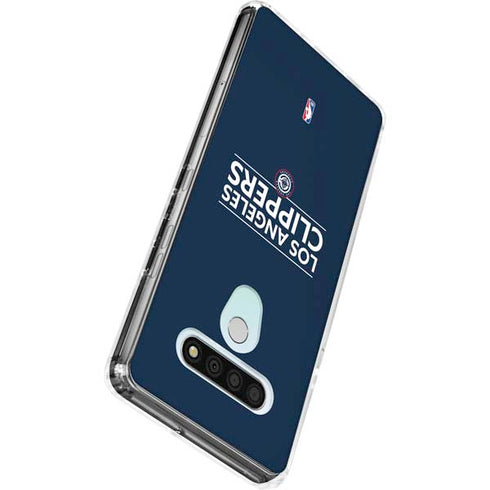 NBA Los Angeles Clippers Standard Blue LG Stylo 6 Clear Case