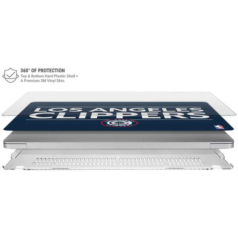 NBA Los Angeles Clippers Standard Blue MacBook Air 15in (2023-2025) Case plus Skin