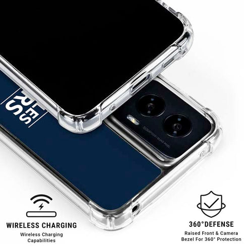 NBA Los Angeles Clippers Standard Blue Moto G Power 5G (2024) Clear Case