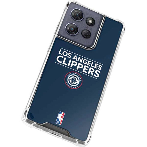 NBA Los Angeles Clippers Standard Blue Moto G Power 5G (2025) Clear Case