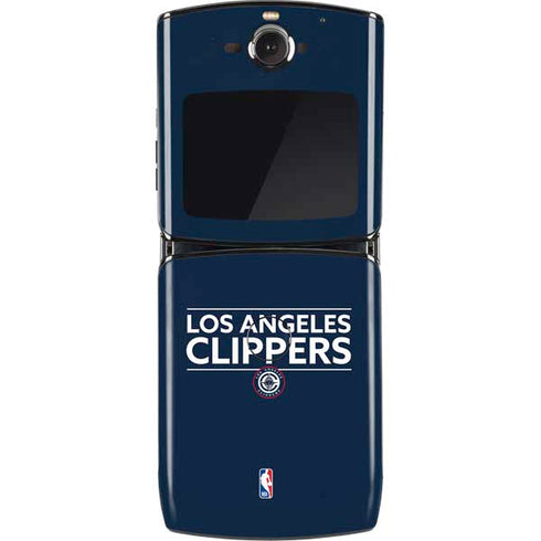 NBA Los Angeles Clippers Standard Blue Motorola RAZR Skin