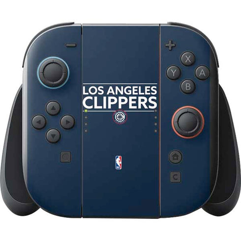 NBA Los Angeles Clippers Standard Blue Nintendo Switch 2 (2025) with Joy-Con Skin