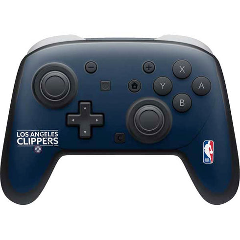 NBA Los Angeles Clippers Standard Blue Nintendo Switch 2 (2025) Pro Controller Skin