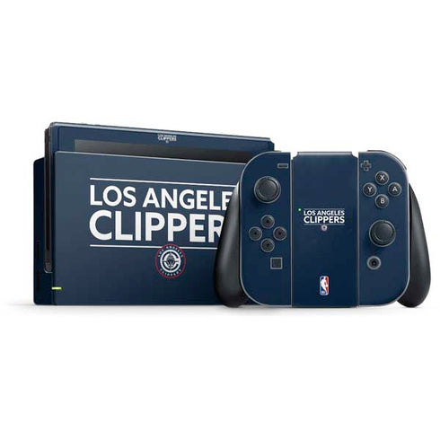NBA Los Angeles Clippers Standard Blue Nintendo Skins