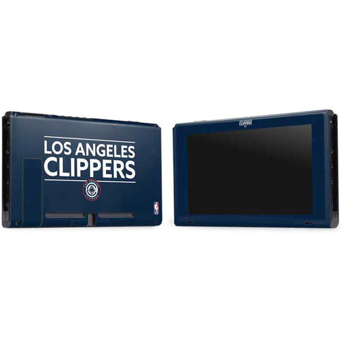 NBA Los Angeles Clippers Standard Blue Nintendo Switch Bundle Skin
