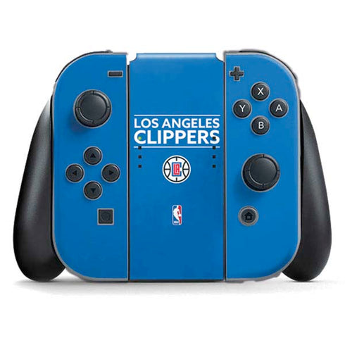 NBA Los Angeles Clippers Standard Blue Nintendo Switch (2017-2021) Joy-Con Controller Skin