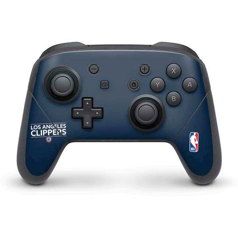 NBA Los Angeles Clippers Standard Blue Nintendo Switch Pro Controller Skin