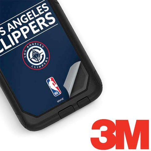 NBA Los Angeles Clippers Standard Blue Otterbox Commuter Galaxy Skin
