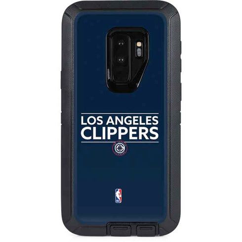 NBA Los Angeles Clippers Standard Blue Otterbox Defender Galaxy Skin