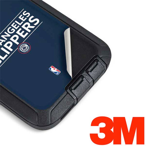 NBA Los Angeles Clippers Standard Blue Otterbox Defender Galaxy Skin