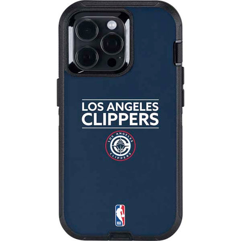 NBA Los Angeles Clippers Standard Blue Otterbox Defender iPhone Skin