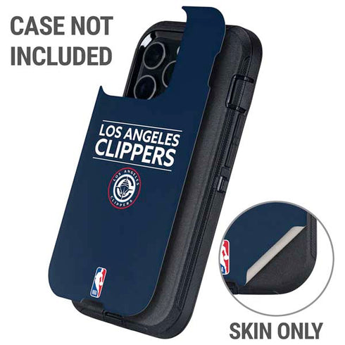 NBA Los Angeles Clippers Standard Blue Otterbox Defender iPhone Skin