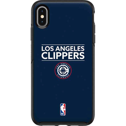 NBA Los Angeles Clippers Standard Blue Otterbox Symmetry iPhone Skin