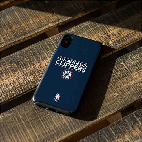 NBA Los Angeles Clippers Standard Blue Otterbox Symmetry iPhone Skin