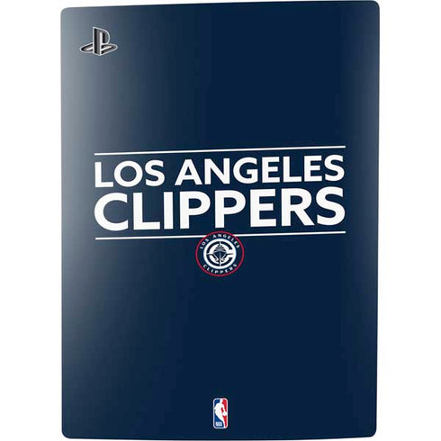 NBA Los Angeles Clippers Standard Blue PS5 Digital Edition Console Skin