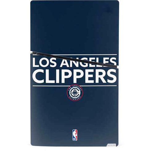 NBA Los Angeles Clippers Standard Blue PS5 Slim Digital Edition Bundle Skin