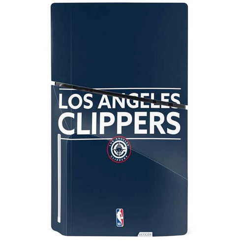 NBA Los Angeles Clippers Standard Blue PS5 Slim Disk Bundle Skin