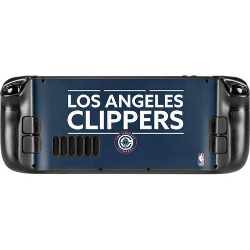 NBA Los Angeles Clippers Standard Blue Steam Deck Handheld Gaming Computer OLED Skin