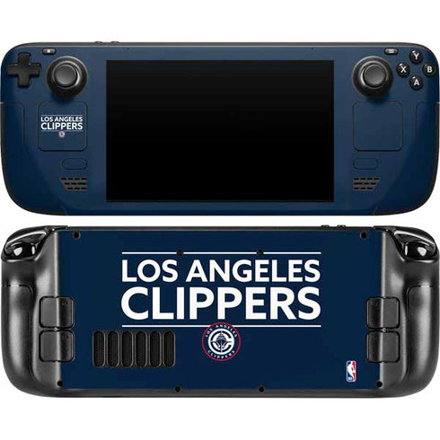NBA Los Angeles Clippers Standard Blue Steam Deck Handheld Gaming Computer Skin