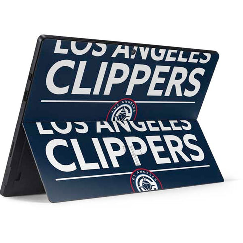 NBA Los Angeles Clippers Standard Blue Surface Pro 7 Skin