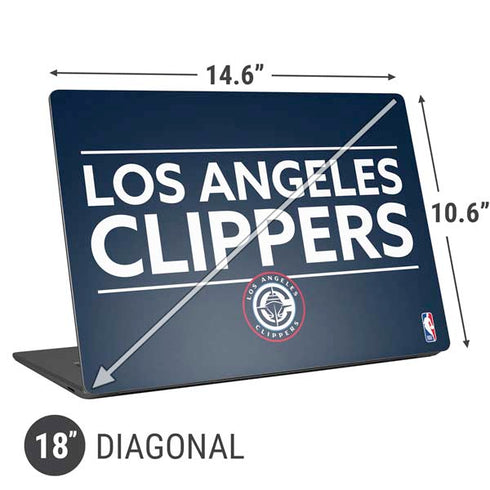 NBA Los Angeles Clippers Standard Blue Universal Laptop 18in (14.6 x 10.6in) Skin