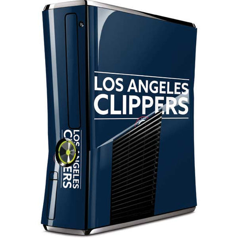 NBA Los Angeles Clippers Standard Blue Xbox 360 Slim (2010) Skin