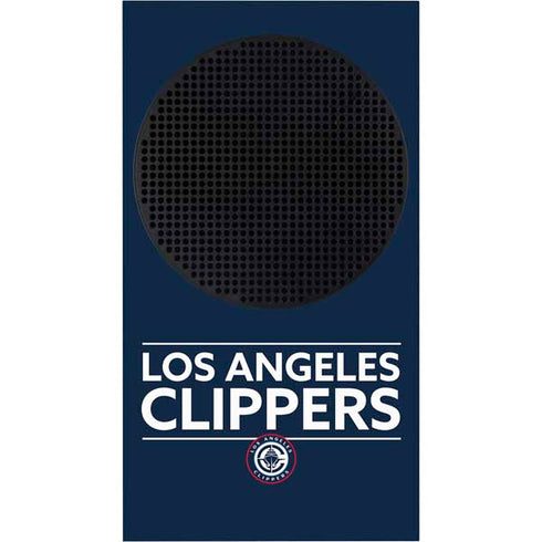 NBA Los Angeles Clippers Standard Blue Xbox Series S Console Skin