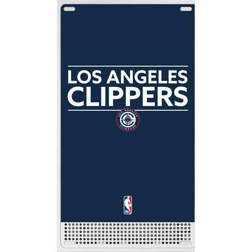 NBA Los Angeles Clippers Standard Blue Xbox Series S Console Skin