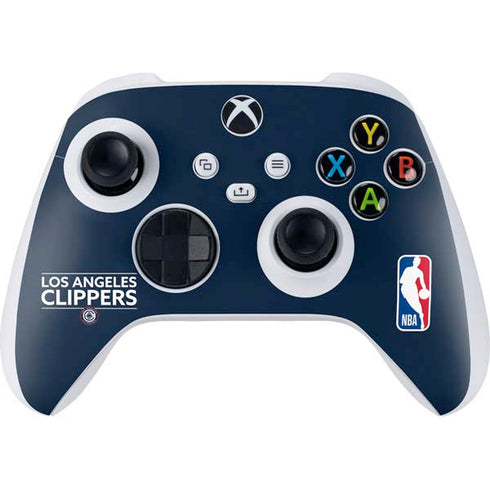 NBA Los Angeles Clippers Standard Blue Xbox Series S Controller Skin