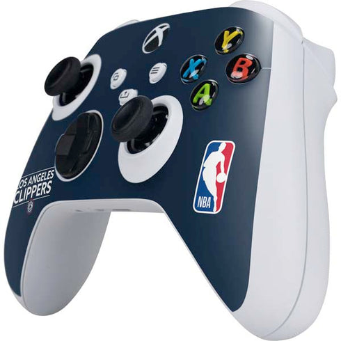 NBA Los Angeles Clippers Standard Blue Xbox Series S Controller Skin