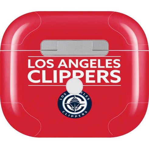 NBA Los Angeles Clippers Standard Red Apple AirPods (3rd Gen 2021) Skin