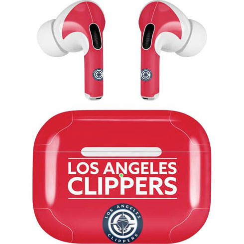 NBA Los Angeles Clippers Standard Red Apple AirPods Pro Skin