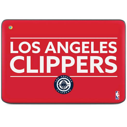 NBA Los Angeles Clippers Standard Red HP Chromebook Skin