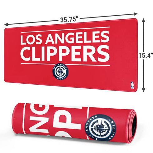 NBA Los Angeles Clippers Standard Red Gaming Mouse Pad