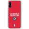 NBA Los Angeles Clippers Standard Red Galaxy A10e Clear Case