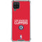NBA Los Angeles Clippers Standard Red Galaxy A12 Clear Case