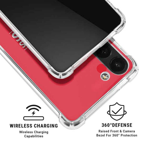 NBA Los Angeles Clippers Standard Red Galaxy A13 5G Clear Case